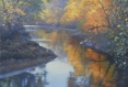 autumn impressions, landscape painting, oil painting, Virginia landscape painting, Virginia river scene