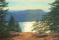 looking-west, oil painting, Pacific Northwest landscape painting, Western landscape, Orcas Island, San Juan Islands